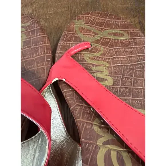 Sam Edelman Tonya Red flip flop - Picture 5 of 5